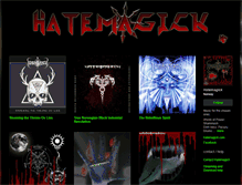 Tablet Screenshot of hatemagick.com